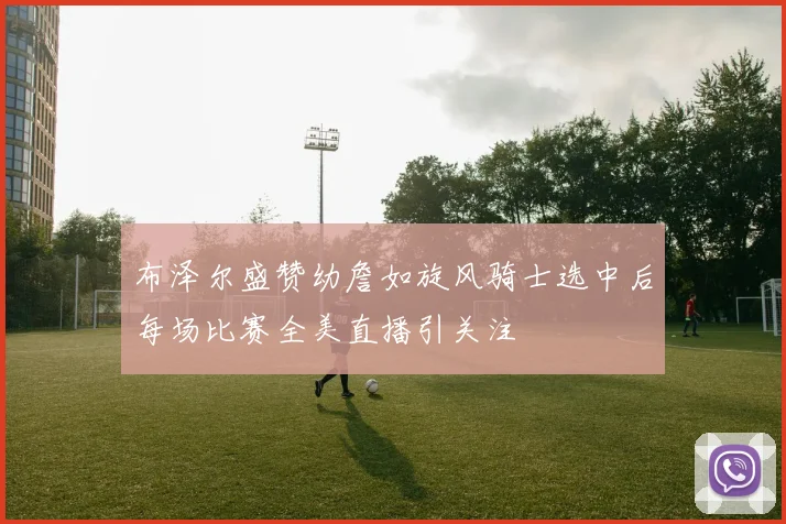 布泽尔盛赞幼詹如旋风骑士选中后每场比赛全美直播引关注